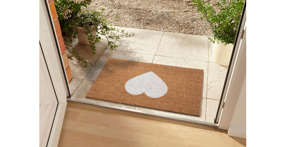 KOKOSMATTE 45/75 cm Mix Mats  - Hellbraun/Weiß, Basics, Naturmaterialien/Kunststoff (45/75cm) - Esposa