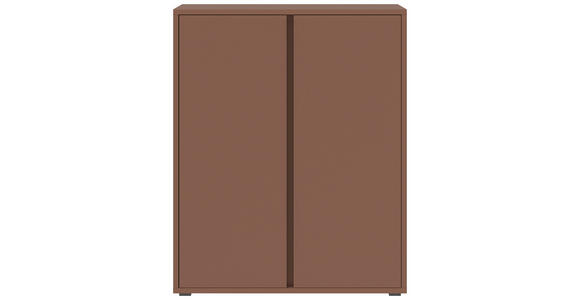 SCHUHSCHRANK 97,5/120/33,8 cm - Terracotta, Design, Holzwerkstoff/Kunststoff (97,5/120/33,8cm) - Xora