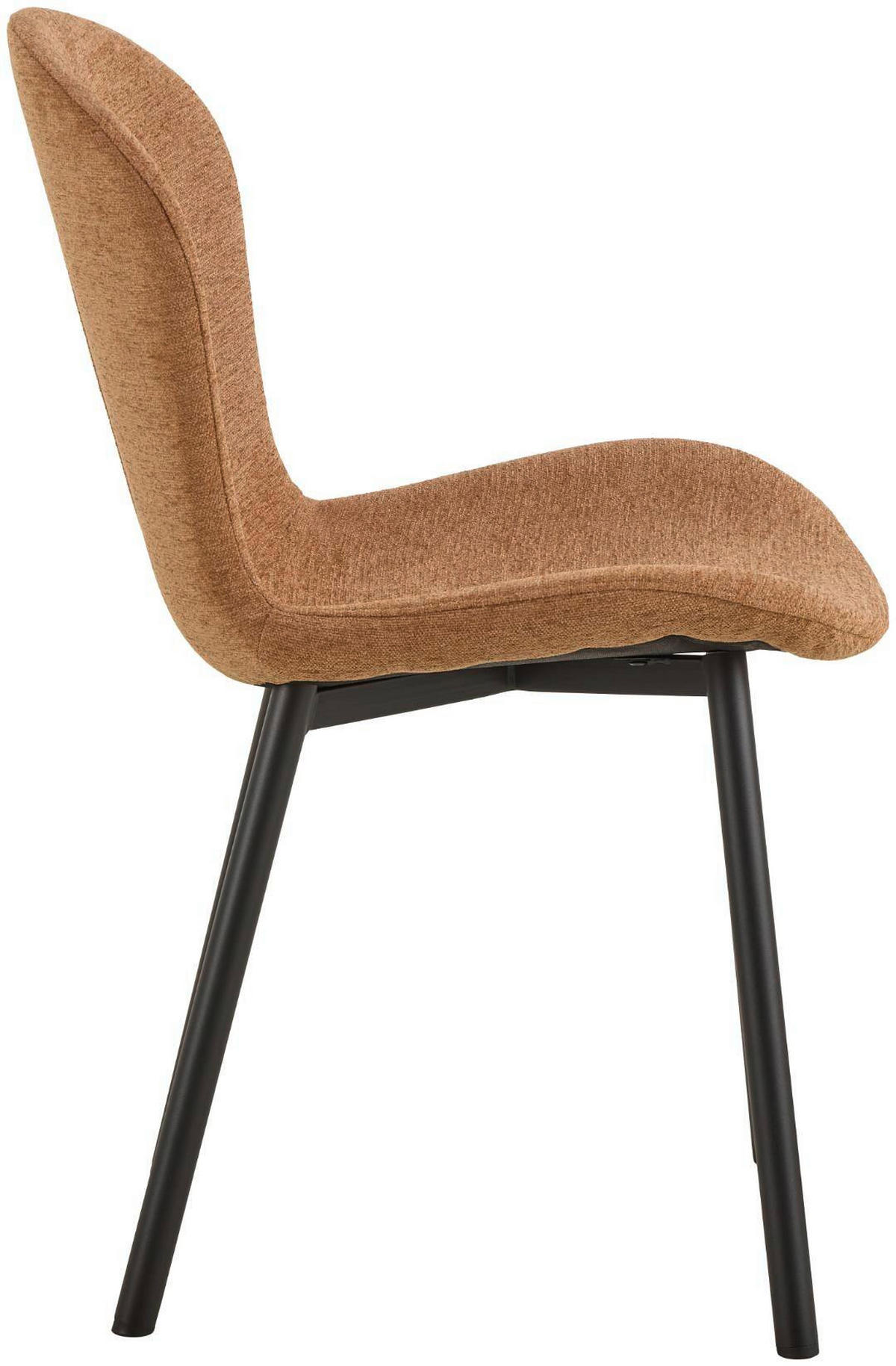 STOL 2 styck  flatväv  svart, terrakotta  - svart/terrakotta, Trend, metall/textil (50/86/58cm) - Best Price