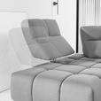 ECKSOFA in Struktur Grauweiß  233/313 cm  - Grauweiß/Schwarz, Design, Kunststoff/Textil (233/313cm) - Emilio Belluti