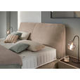 BOXSPRINGBETT 180/200 cm  in Beige  - Beige/Schwarz, Design, Kunststoff/Textil (180/200cm) - Johann Jakob