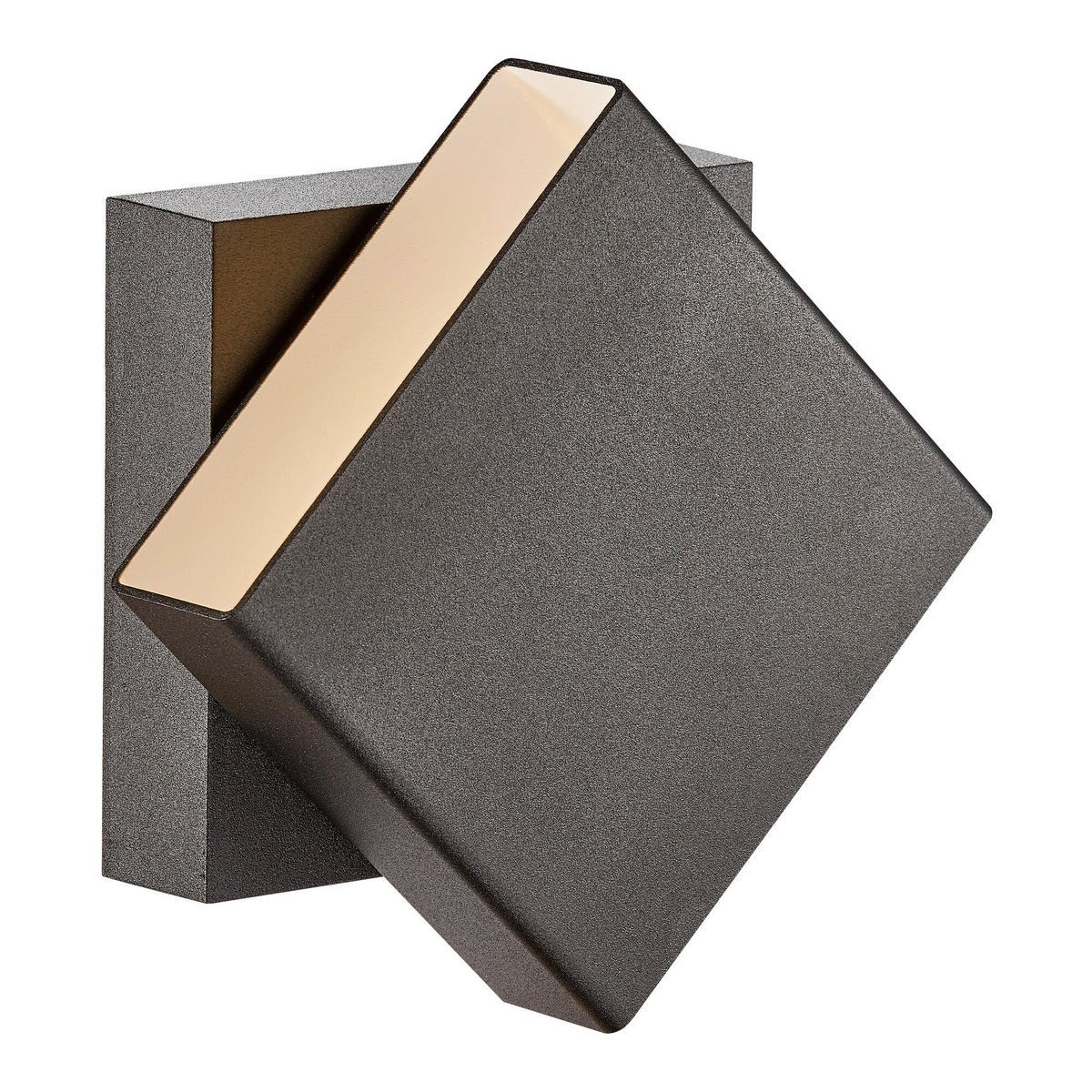 AUßENWANDLEUCHTE 15/15/8,3 cm   - Schwarz, Basics, Metall (15/15/8,3cm) - Nordlux