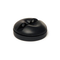 DRŽÁK NA MOBIL - černá, Basics, plast (4/15,5/10,1cm) - Kikkerland