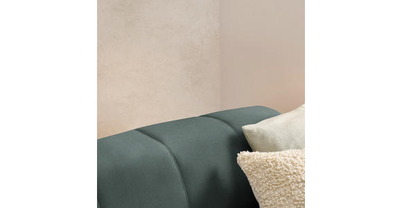 ECKSOFA in Chenille Waldgrün  167/311 cm  - Waldgrün/Schwarz, Design, Textil/Metall (167/311cm) - Xora
