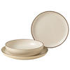 KOMBISERVICE Braun, Beige PACIFICA 12-teilig 4 Personen  - Beige/Braun, Basics, Keramik - Costa Nova
