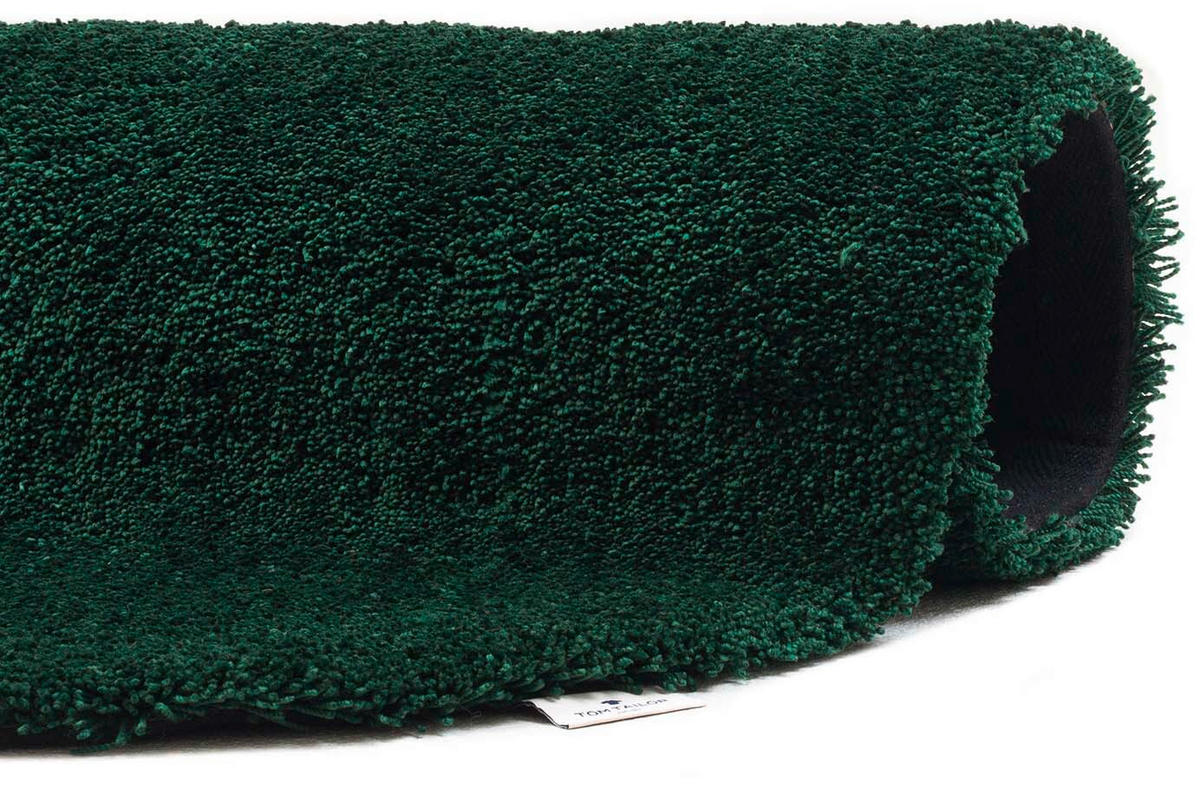 PREPROGA Z VISOKIM FLOROM Cozy  135/200 cm  taftano  zelena  - zelena, Basics, tekstil (135/200cm) - Tom Tailor