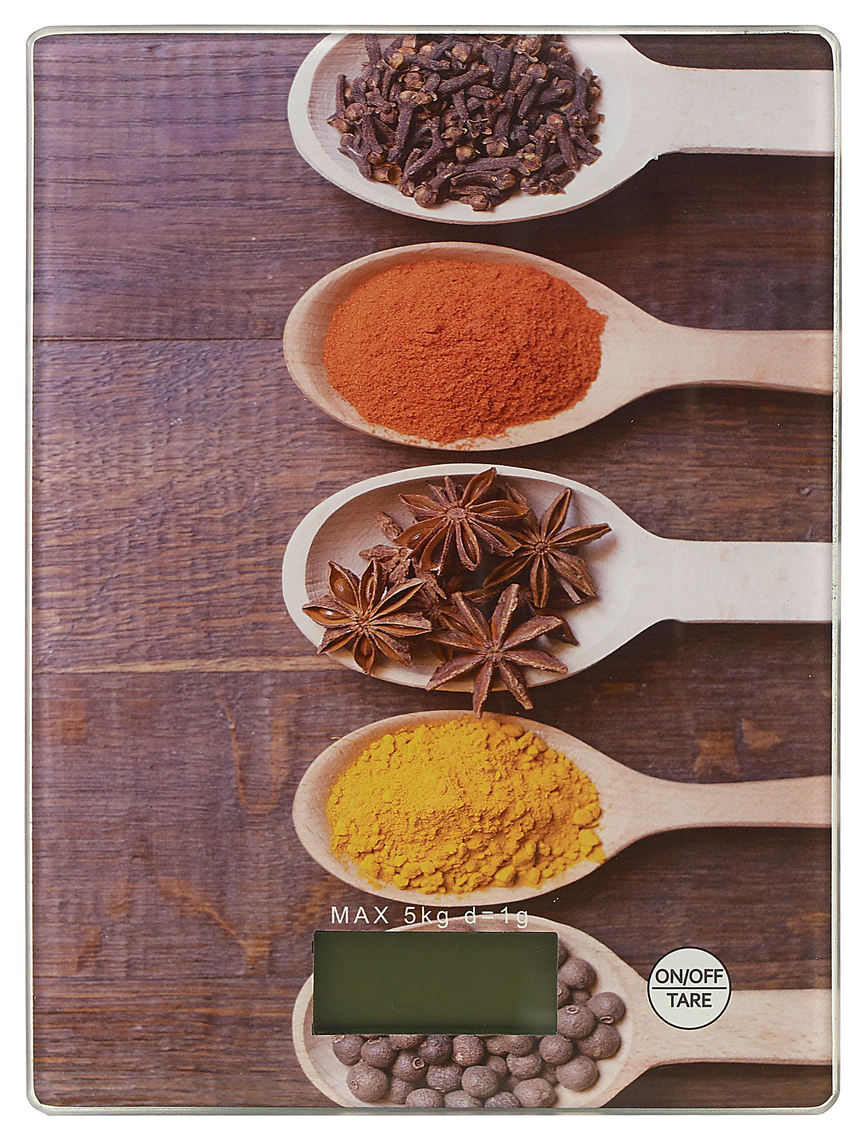 ELEKTRISCHE KÜCHENWAAGE  - Gelb/Braun, Basics, Glas/Kunststoff (15/1,8/20cm) - Homeware Profession.