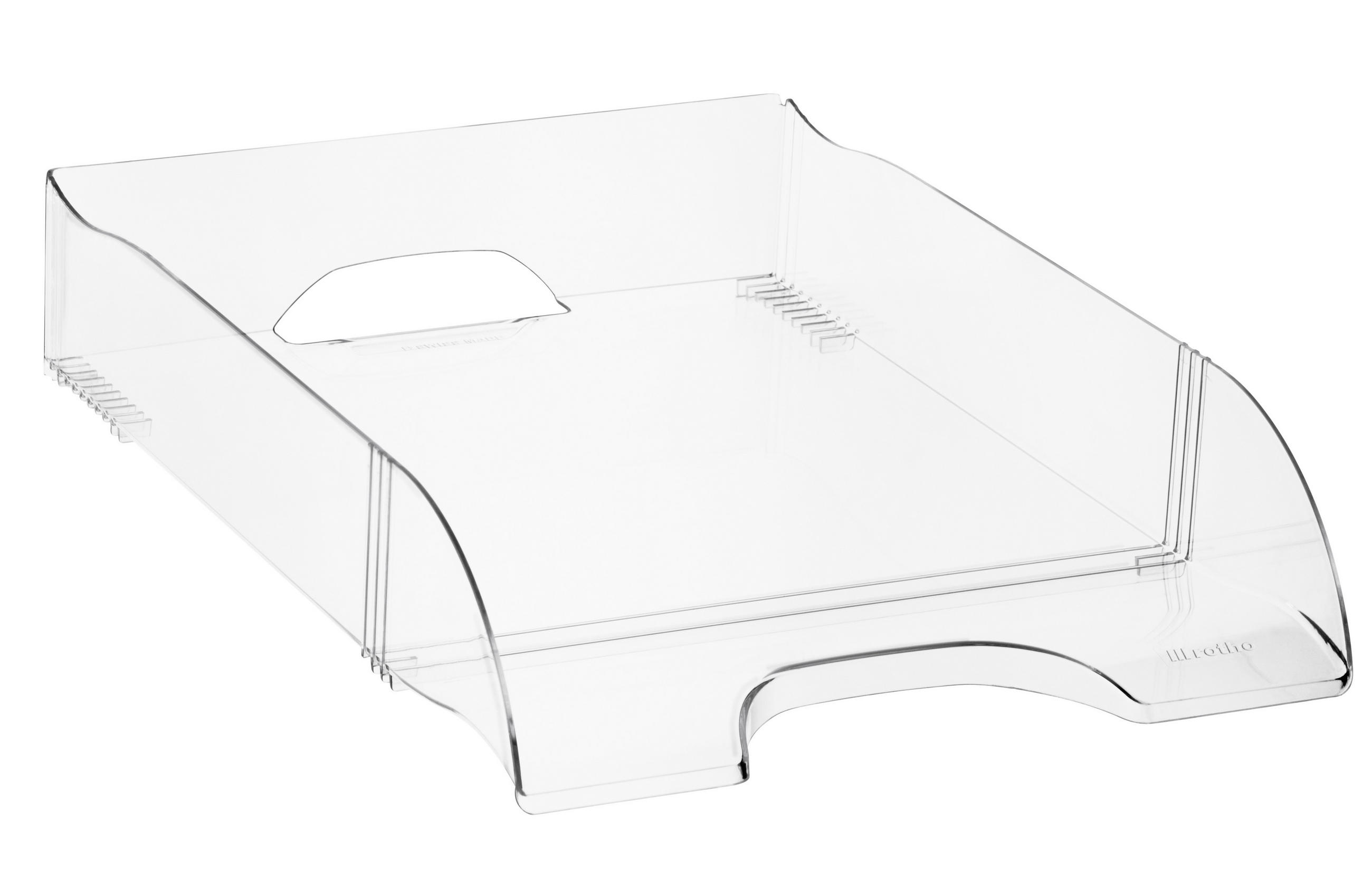 BRIEFABLAGE  in Transparent  - Transparent, Basics, Kunststoff (33/6,4/23,7cm) - Rotho