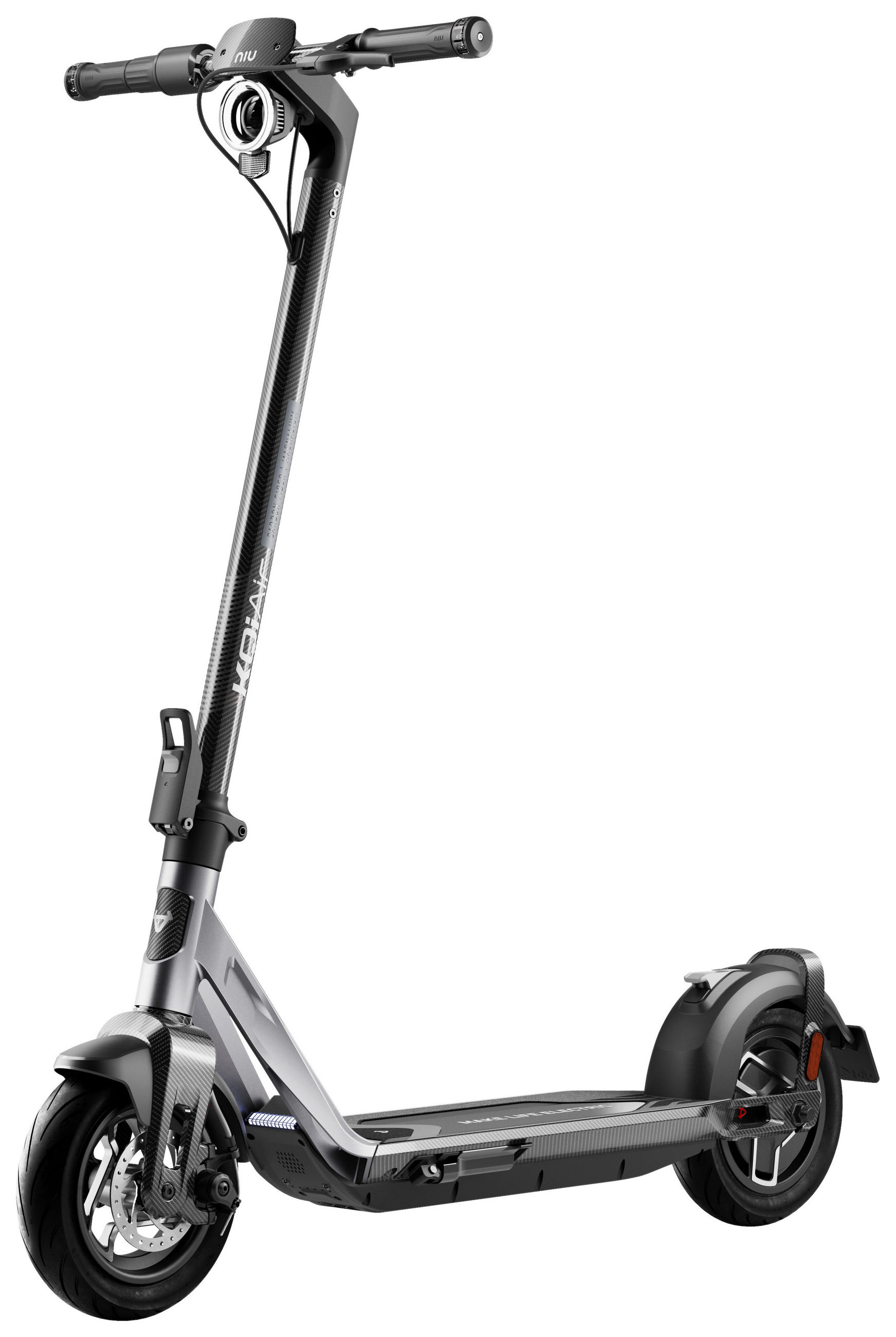 ELEKTROSCOOTER NIU KQI AIR CARBON  - Schwarz/Grau, KONVENTIONELL, Metall (118,6/113,9/54,1cm) - NIU