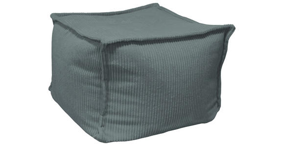 POUF Cord Dunkelgrau 70/70/40 cm  - Dunkelgrau, Design, Textil (70/70/40cm) - Carryhome