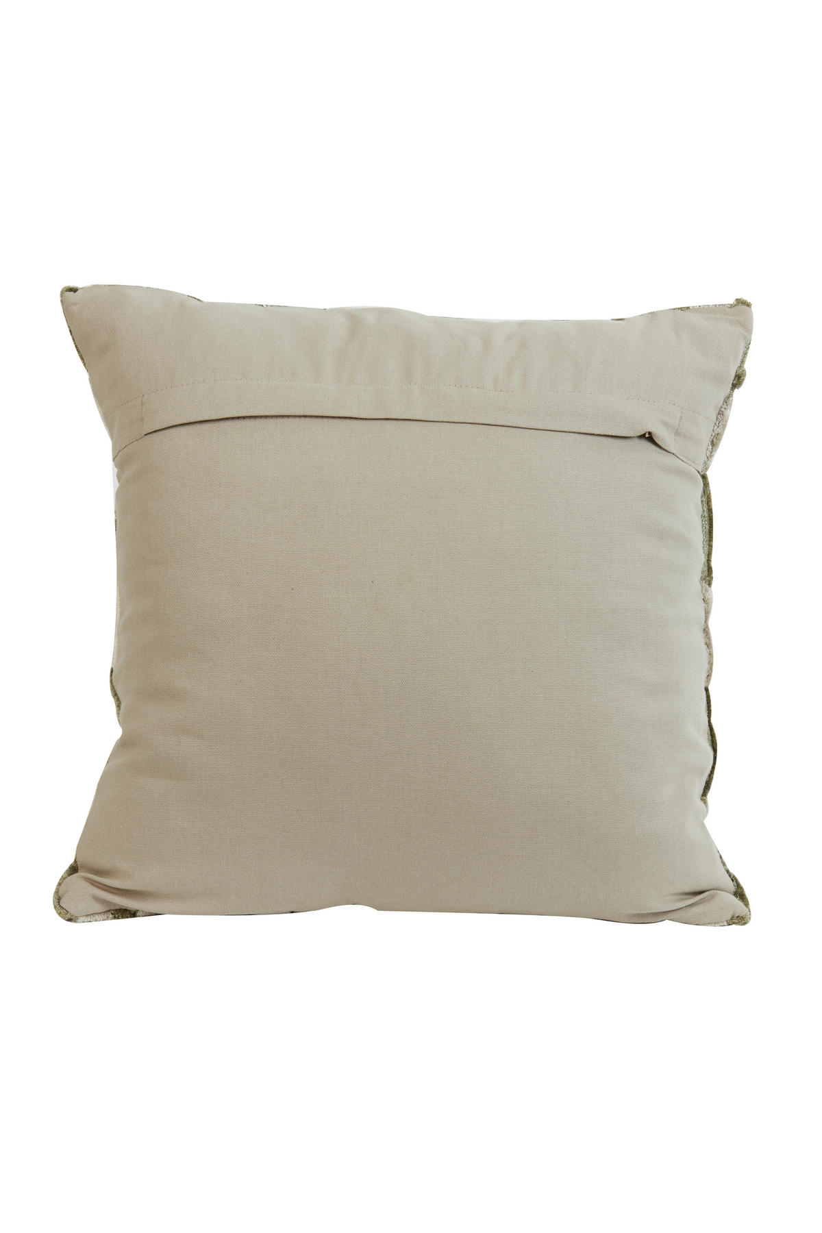ZIERKISSEN JEMBANA 45/45 cm  - Sandfarben/Olivgrün, LIFESTYLE, Textil (45/45cm) - Light & Living