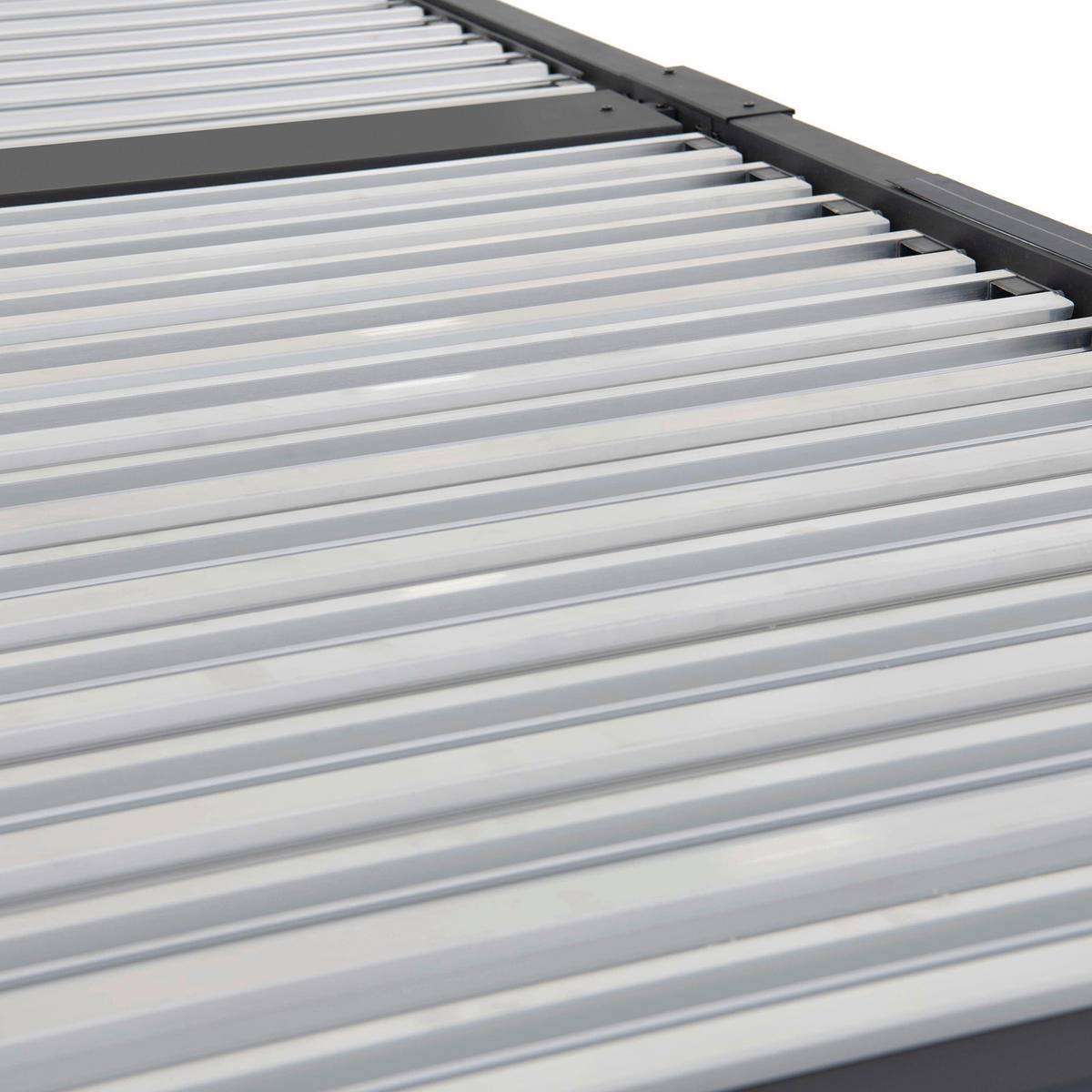 PAVILLON 406/223/306 cm Aluminium  - Anthrazit/Silberfarben, Basics, Metall (406/223/306cm) - Modante