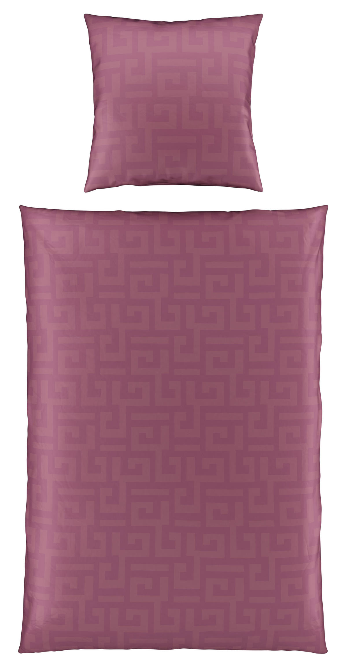 WENDEBETTWÄSCHE Mila Satin 135/200 cm  - Lila, Basics, Textil (135/200cm) - Bio:Vio