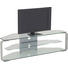 TV-ELEMENT Alufarben - Alufarben, Design, Glas/Metall (140/40/40cm)