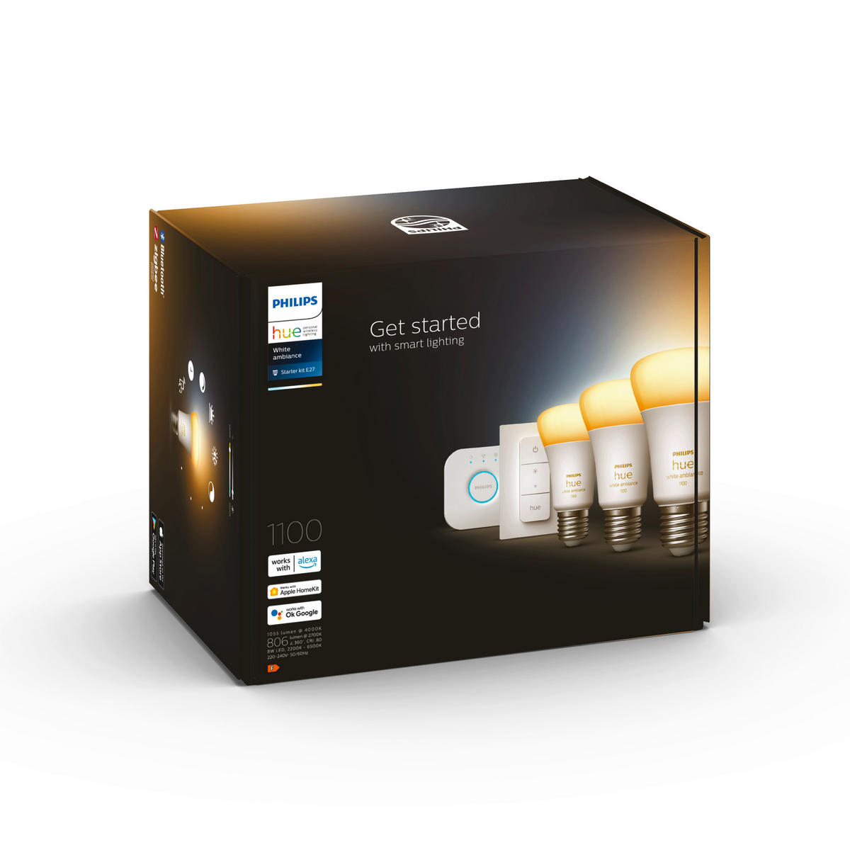 LED-LEUCHTMITTEL   E27 11 W  - Weiss, Basics, Kunststoff (6,1/11cm) - Philips HUE