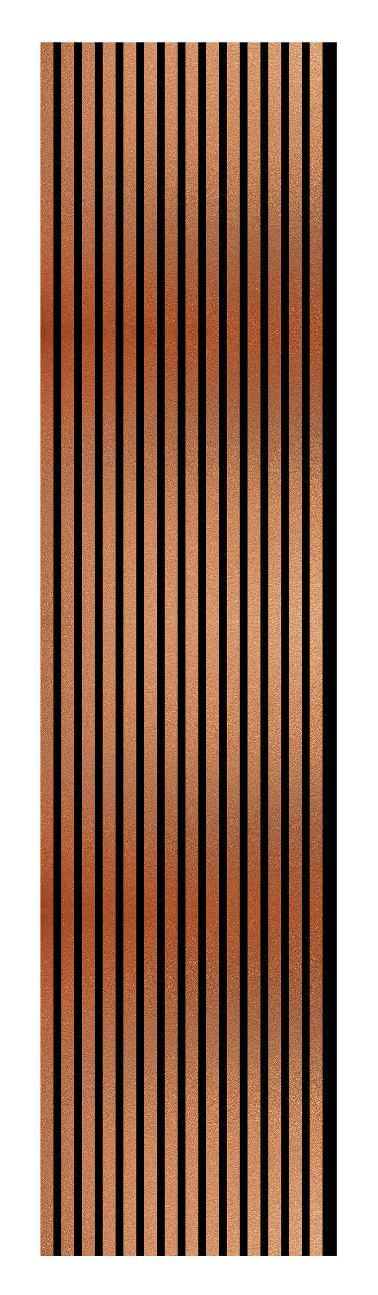 AKUSTIKPANEEL Kupfer foliert 57.25/2/240 cm  - Kupferfarben, KONVENTIONELL, Holz/Textil (57.25/2/240cm)