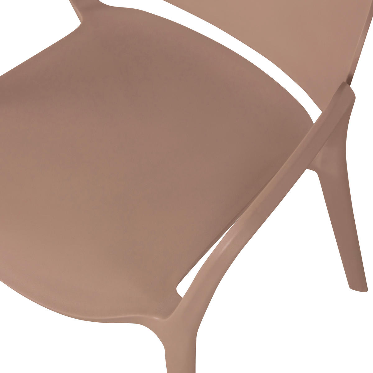 GARTENSTUHL-SET Lachsfarben  - Lachsfarben, MODERN, Kunststoff (57/75/56cm) - Livetastic
