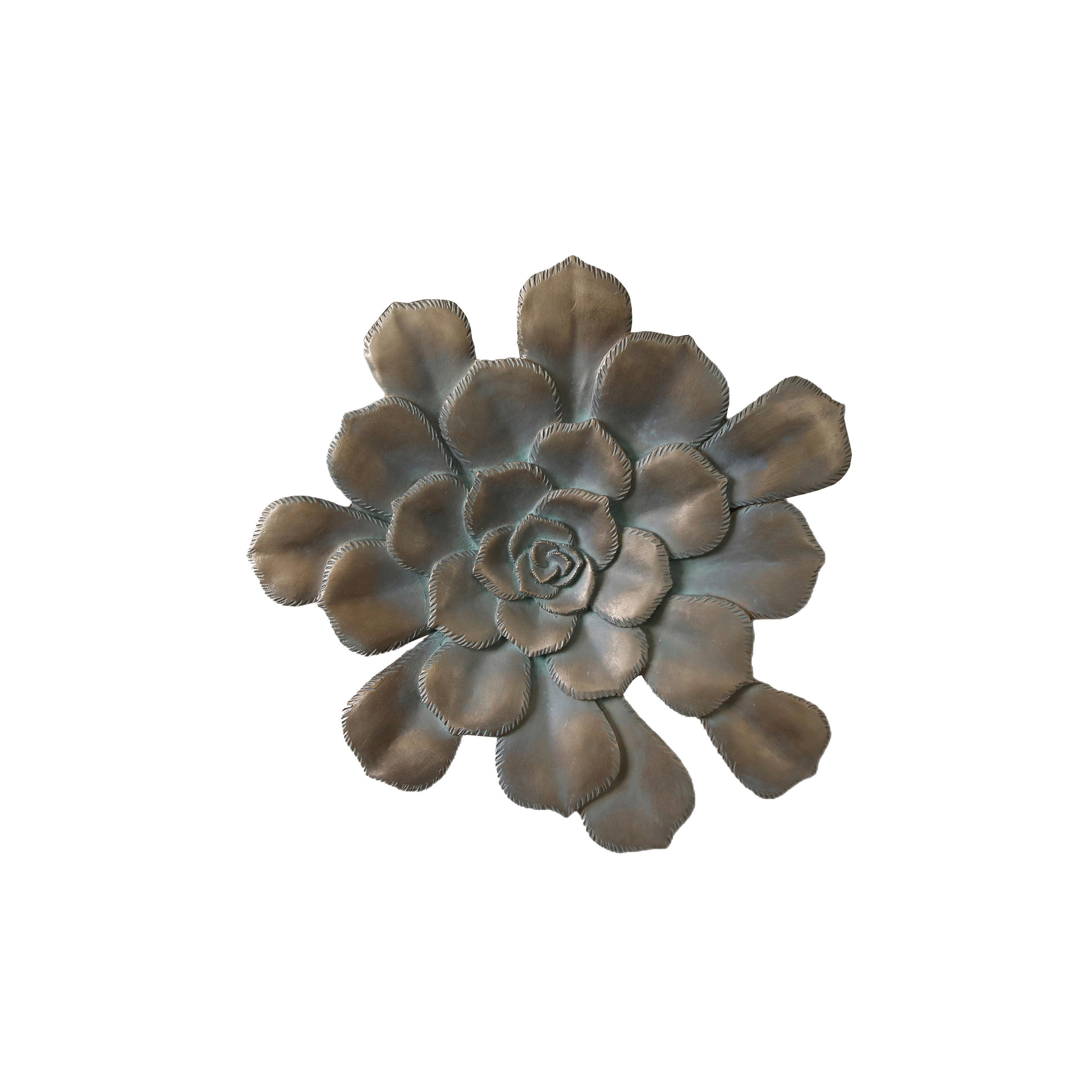 WANDDEKO Kunststoff  - Bronzefarben, LIFESTYLE, Kunststoff (33,2/30/3,5cm) - Ambia Home
