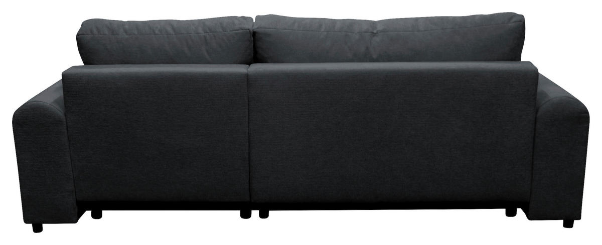 Freisteller von MID.YOU ECKSOFA Schwarz Struktur.