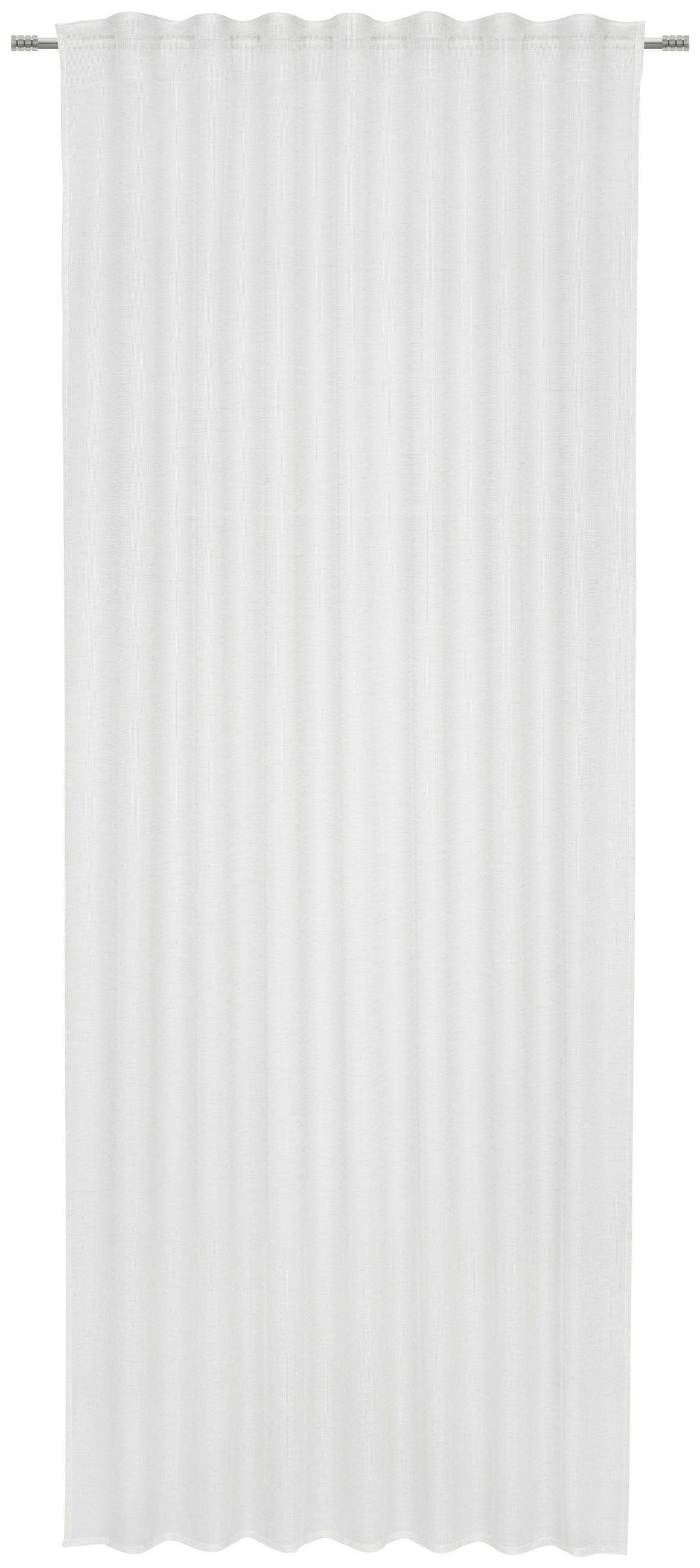 FERTIGVORHANG  transparent   140/245 cm  - Weiß, Basics, Textil (140/245cm) - Esposa