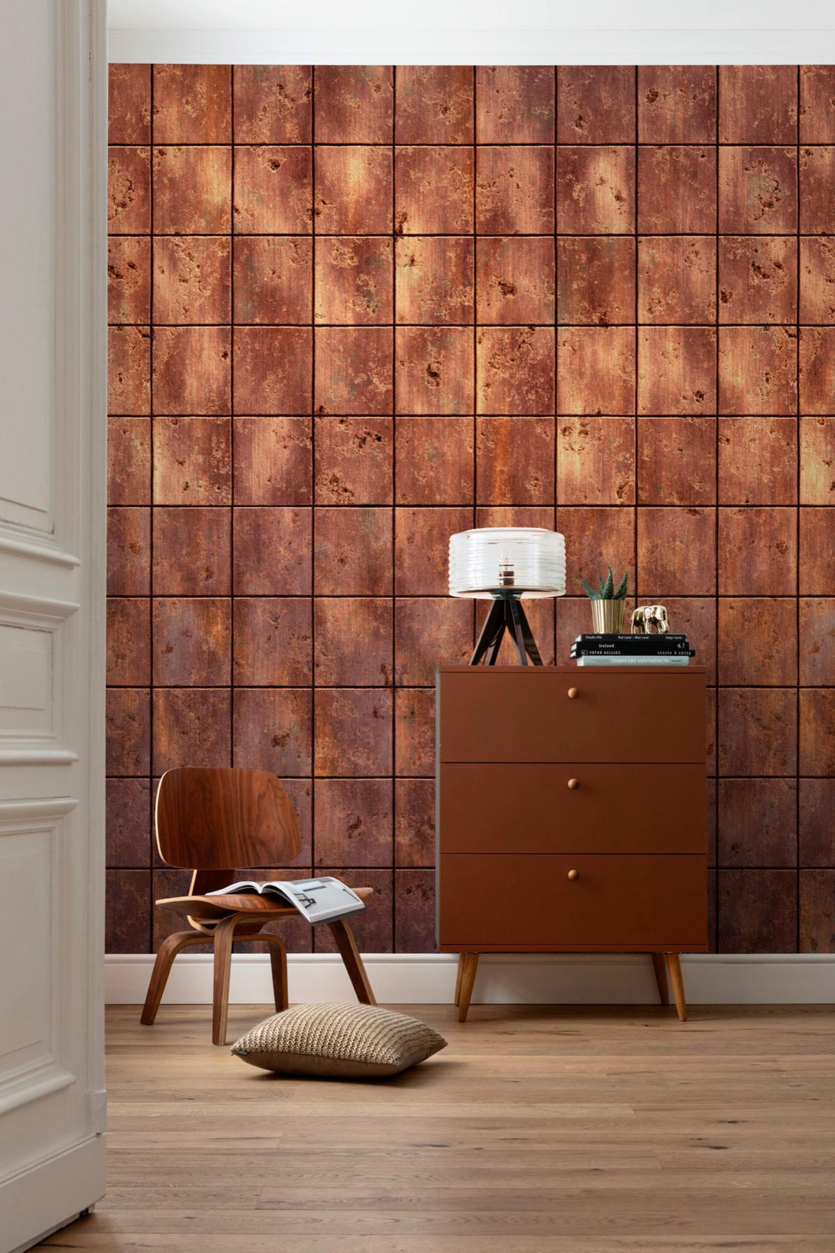 FOTOTAPETE - Braun/Weiß, Trend, Papier (400/280cm) - Komar