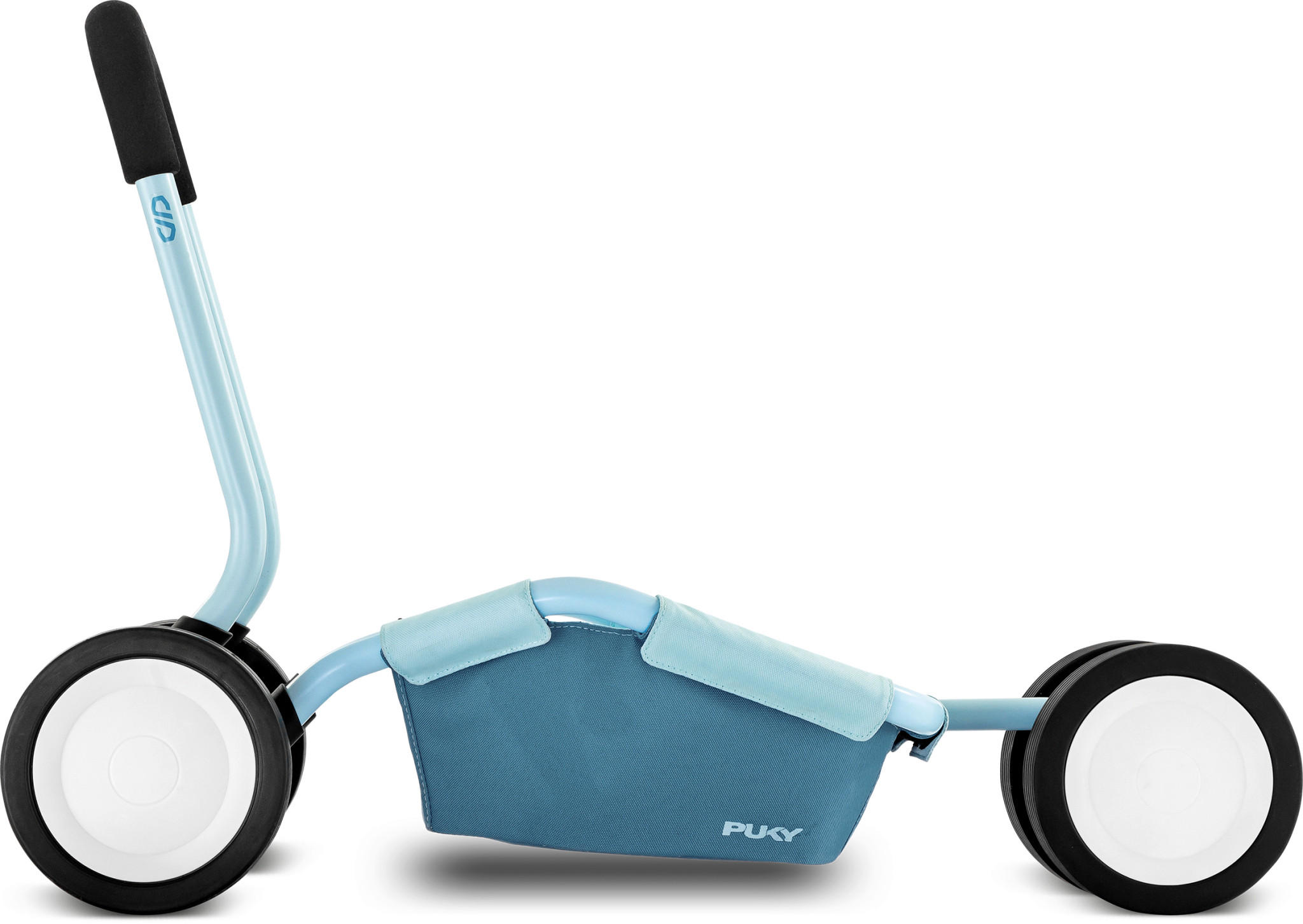 LAUFLERNWAGEN - Hellblau, Basics, Textil/Metall (37,5/48,5-51,5/70cm) - PUKY