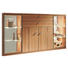 HIGHBOARD Kernbuche furniert, teilmassiv lackiert Buchefarben - Buchefarben, KONVENTIONELL, Glas/Holz (180/114/39,1cm) - Invivus