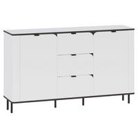 SIDEBOARD  in 136,8/82/35,2 cm  - Schwarz/Weiß, MODERN, Holzwerkstoff/Kunststoff (136,8/82/35,2cm) - Carryhome