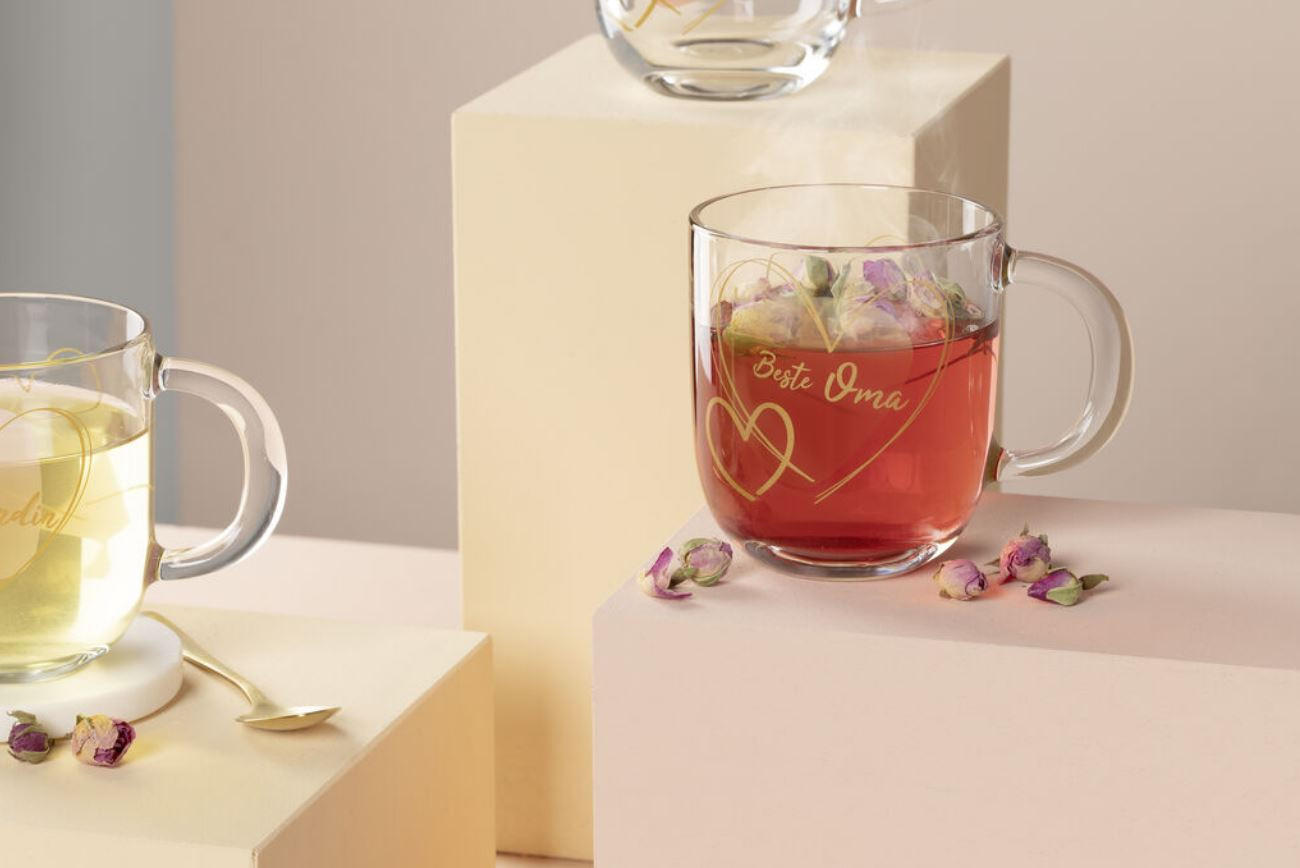 TASSE 400 ml  - Gelb, Basics, Glas (14/15/8,7cm) - Leonardo