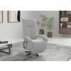 SESSEL in Flachgewebe Hellgrau  - Hellgrau/Schwarz, Modern, Textil/Metall (74/112/82cm) - Sit & More
