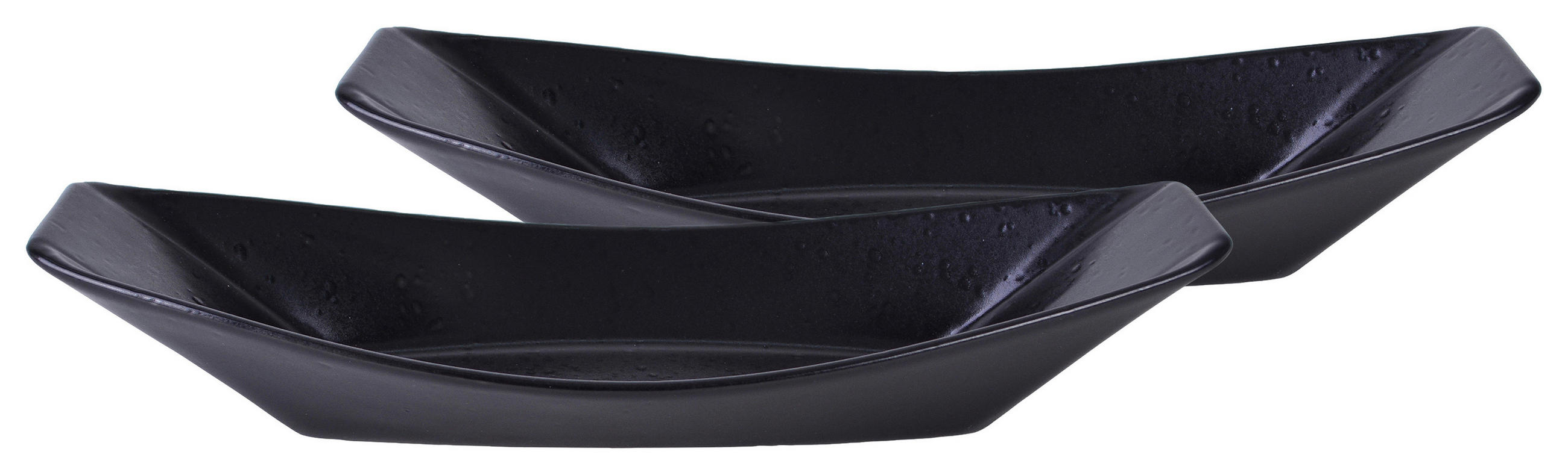 SCHÜSSELSET 2-teilig Streat Food   - Schwarz, Basics, Keramik (31/12cm) - Creatable