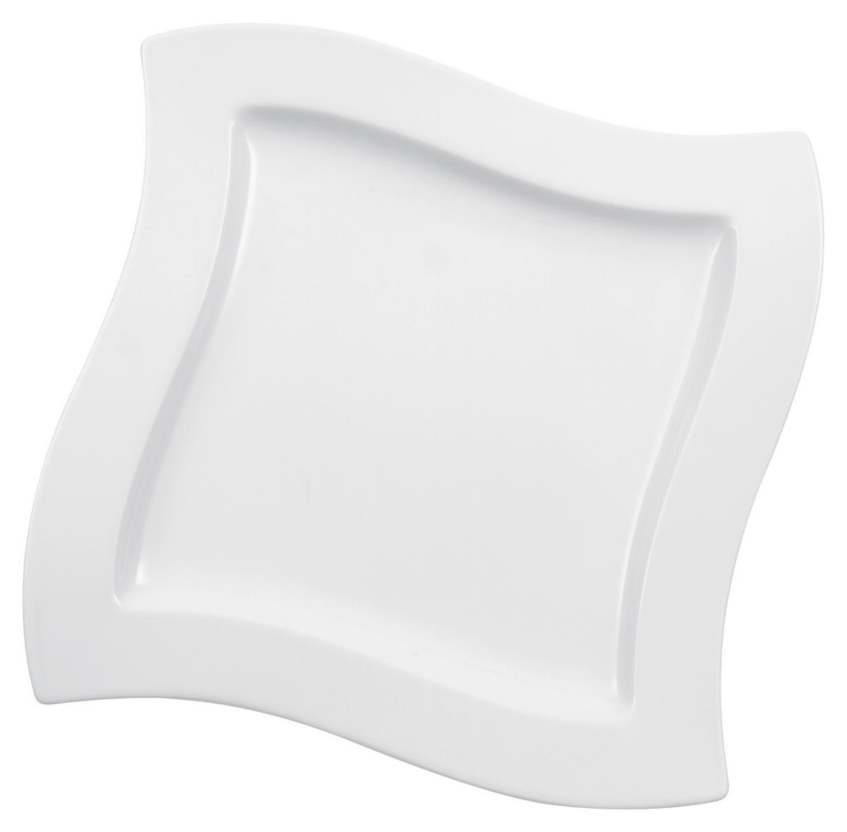 MĚLKÝ TALÍŘ, keramika, 27/27 cm - bílá, Design, keramika (27/27cm) - Villeroy & Boch