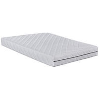 TASCHENFEDERKERNMATRATZE 180/200 cm, Höhe ca.: 20 cm, H3 = fest, 7-Zonen - Weiß, Basics, Textil (180/200cm) - MID.YOU