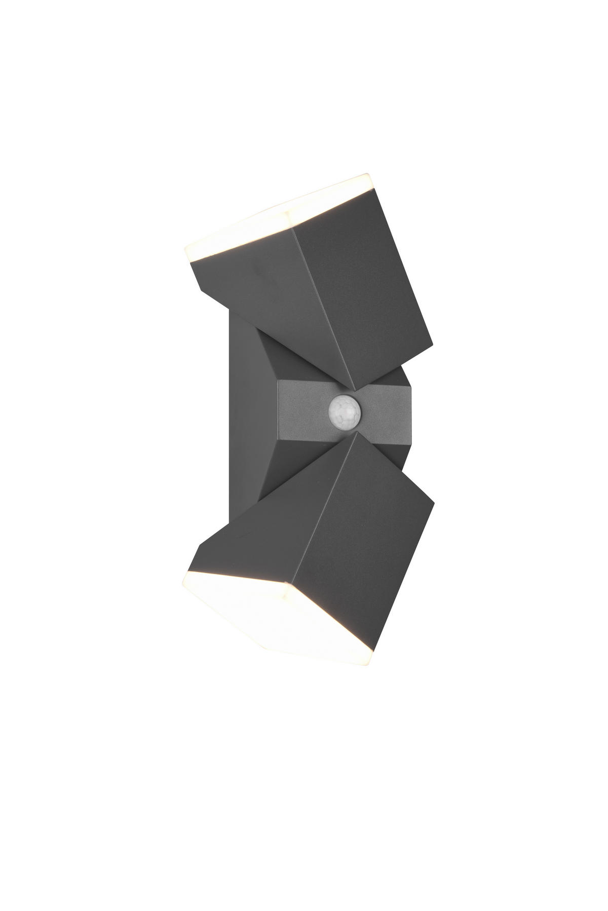 VÄGGLAMPA FÖR UTOMHUS - antracit, Basics, metall/plast (28/9/11cm)
