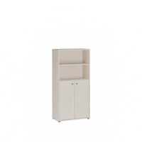 REGAL Sandfarben  - Sandfarben/Schwarz, Design, Holzwerkstoff/Kunststoff (73,7/149,5/34,8cm)