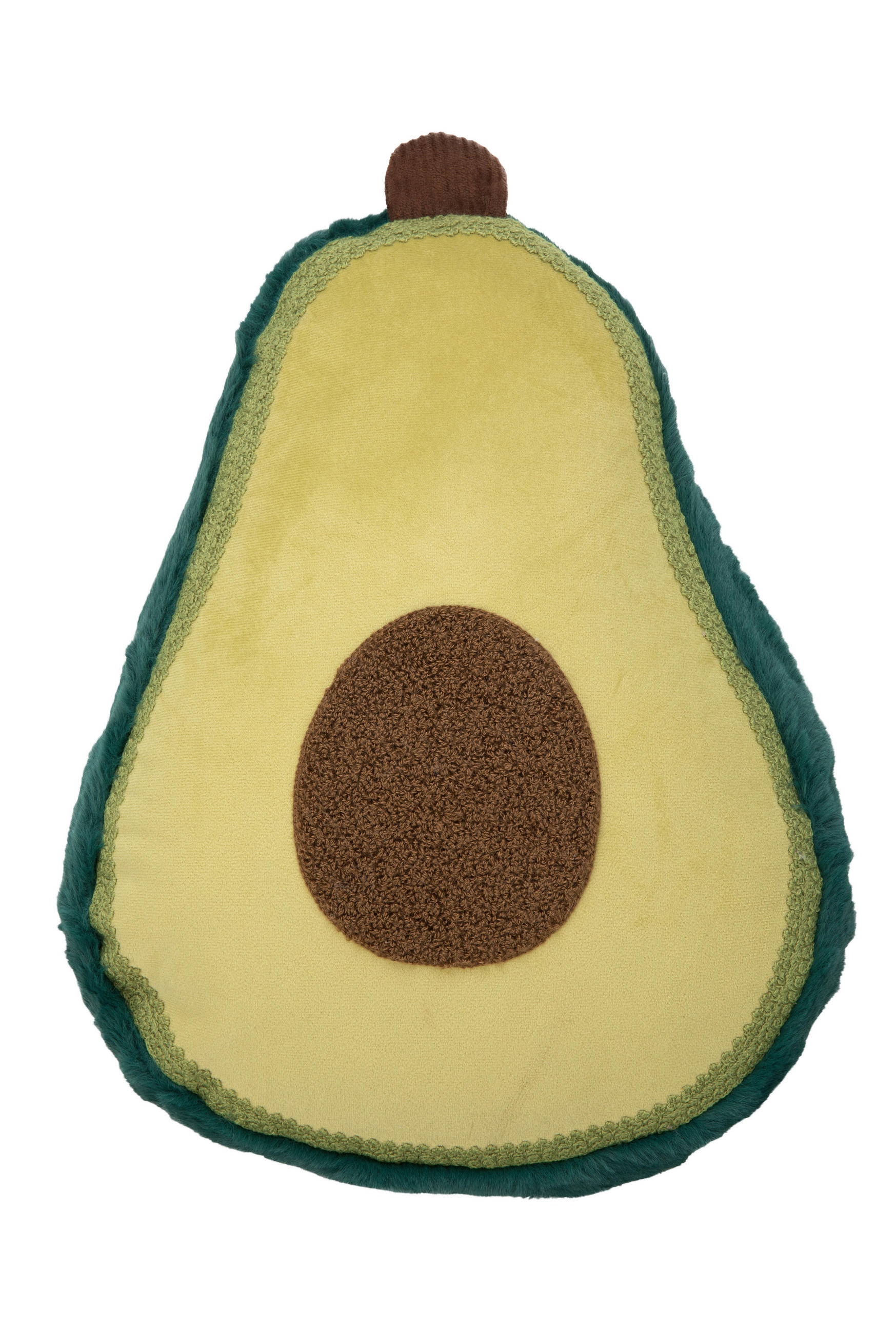 ZIERKISSEN Avocado 39/31 cm  - Dunkelgrün, Natur, Textil (39/31cm) - Esposa