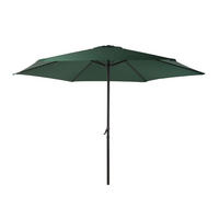 SLUNEČNÍK  - šedá/zelená, Moderní, kov/textil (295/250cm) - Gardenson