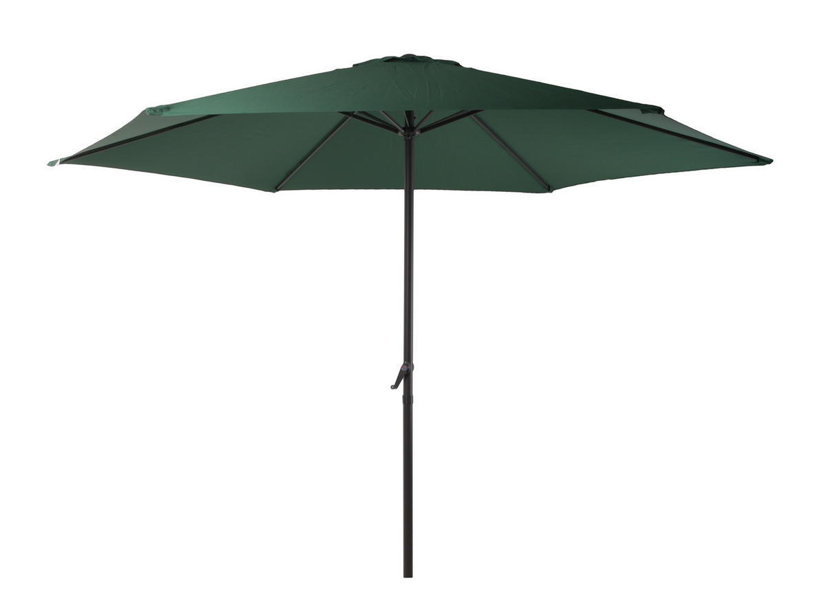 SLUNEČNÍK  - šedá/zelená, Moderní, kov/textil (295/250cm) - Gardenson