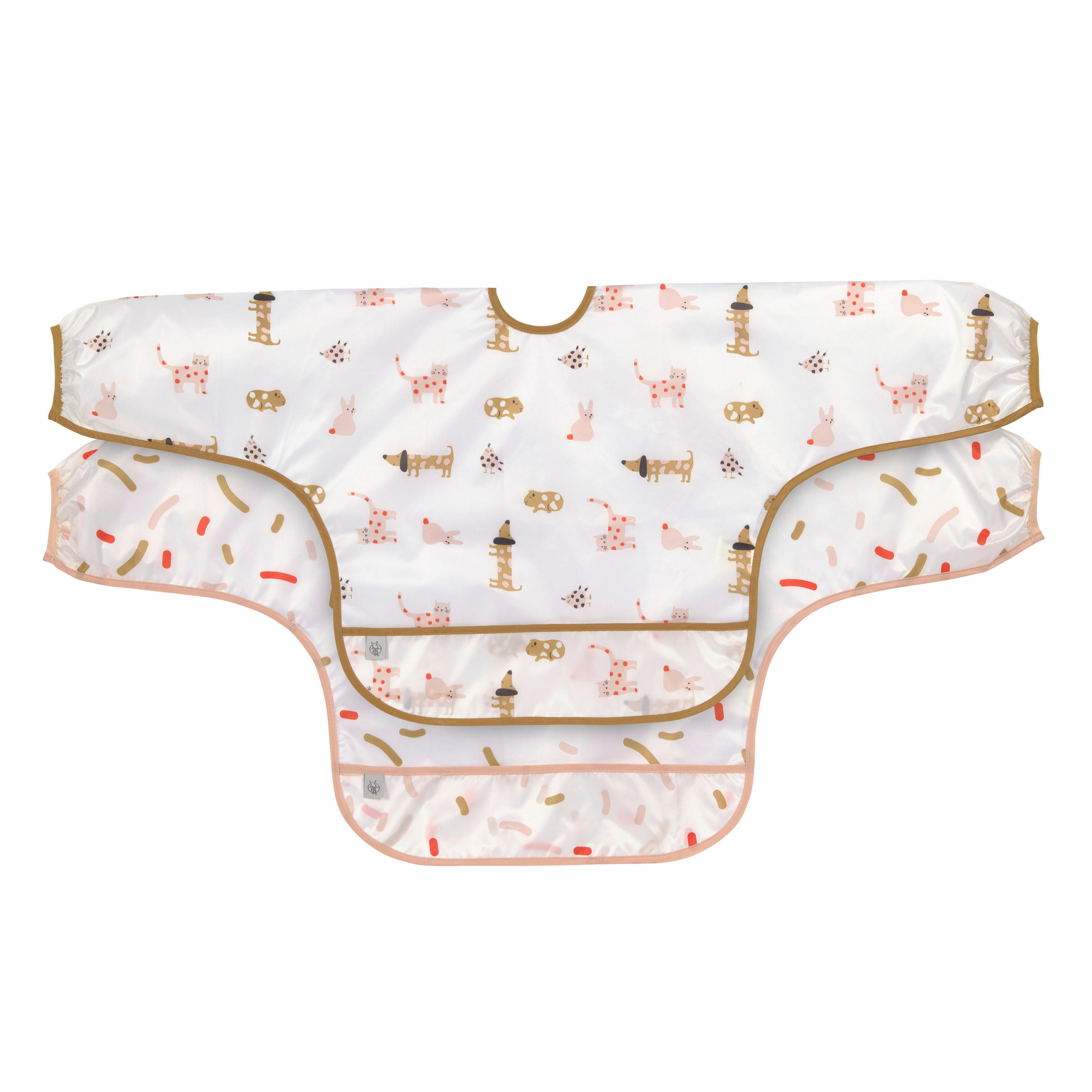 LÄTZCHEN - Transparent/Orange, Basics, Textil (80/0,3/36cm) - Lässig