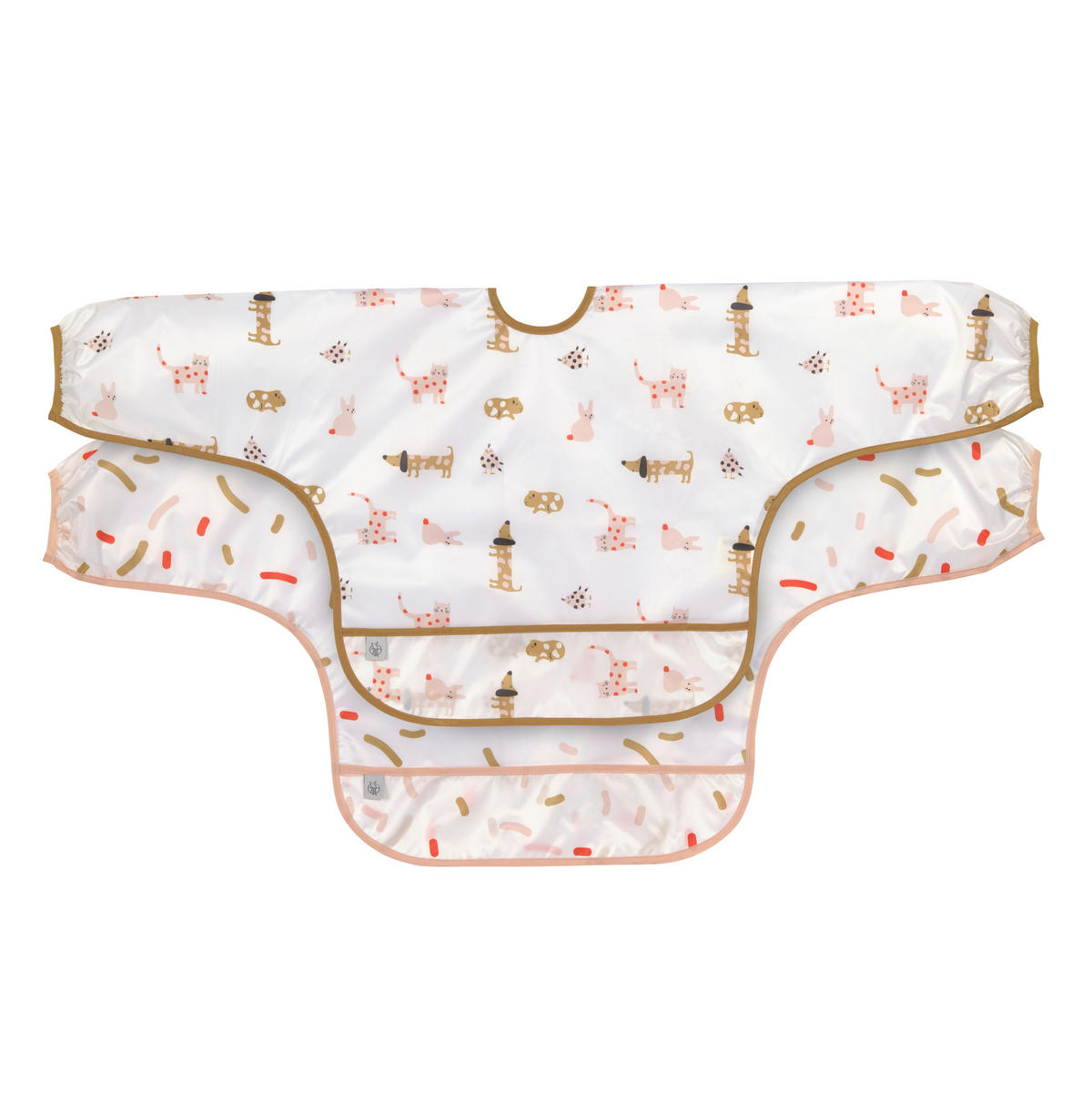 LÄTZCHEN - Transparent/Orange, Basics, Textil (80/0,3/36cm) - Lässig