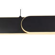 LED-HÄNGELEUCHTE  115/7,5/150 cm    - Schwarz, Design, Metall (115/7,5/150cm) - Dieter Knoll