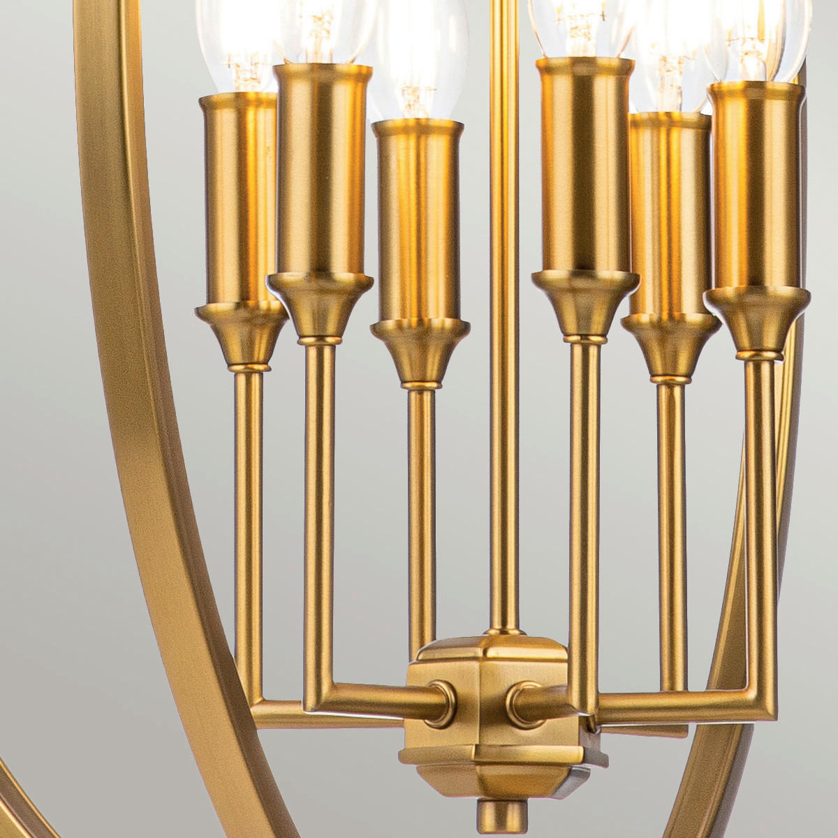 HÄNGLAMPA Elstead Corinne 62.2/86.4 cm  - mässingsfärgad, Klassisk, metall (62.2/86.4cm) - Elstead Lighting