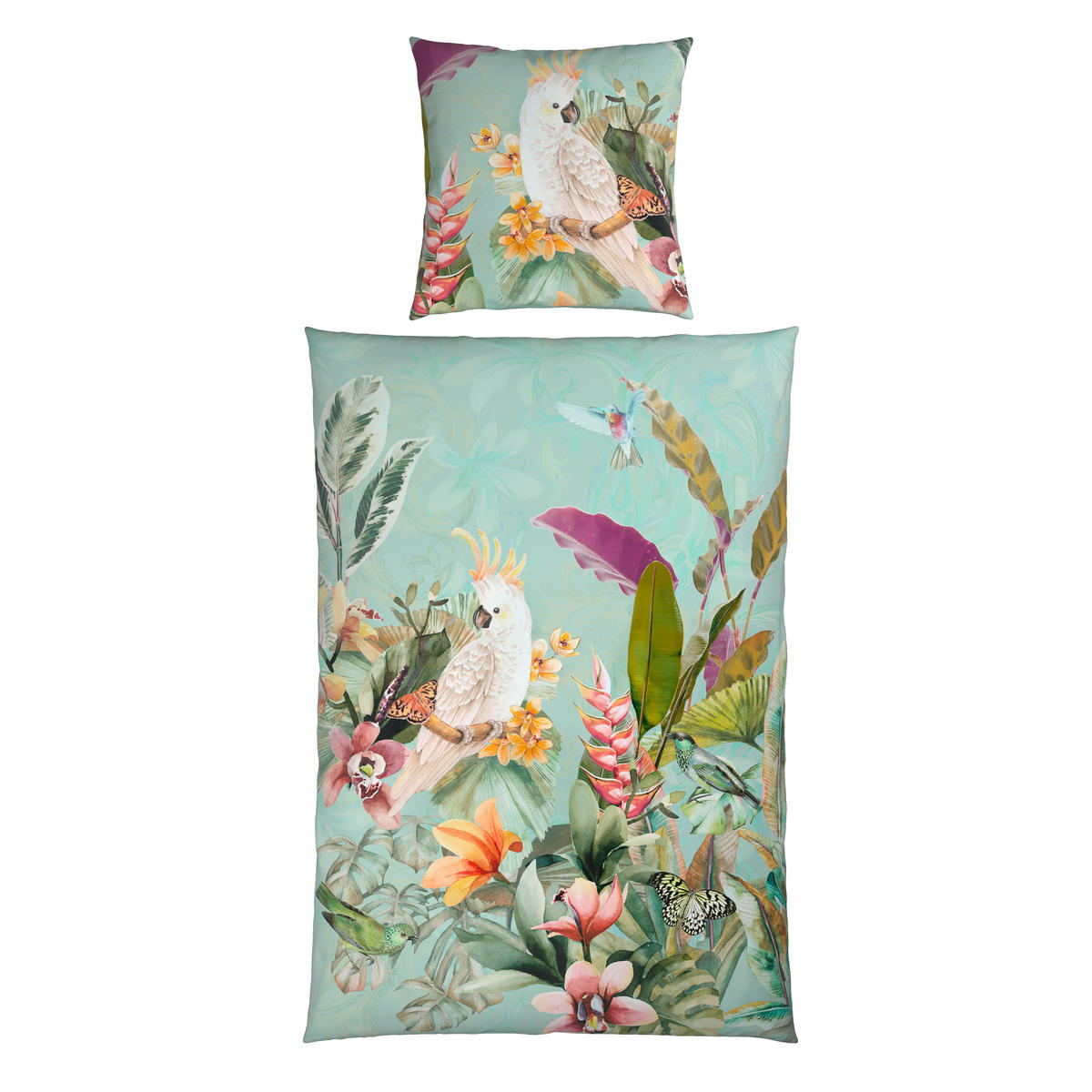 WENDEBETTWÄSCHE Satin 135/200 cm  - Multicolor, Textil (135/200cm) - Bio:Vio