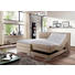BOXSPRINGBETT 'PRINZ' H2 Lederlook 200/200 cm INKL. Matratze, gepolstertes Kopfteil, Topper, motorische Verstellbarkeit - Schlammfarben/Silberfarben, MODERN, Textil (200/200cm) - Novel BOXSPRINGBETT 'PRINZ' H2 Lederlook 200/200 cm INKL. Matratze, gepolstertes Kopfteil, Topper, motorische Verstellbarkeit - Schlammfarben/Silberfarben, MODERN, Textil (200/200cm) - Novel