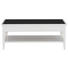 COUCHTISCH in Holz, Glas 120/65/48 cm - Creme/Schwarz, LIFESTYLE, Glas/Holz (120/65/48cm) - Selva COUCHTISCH in Holz, Glas 120/65/48 cm - Creme/Schwarz, LIFESTYLE, Glas/Holz (120/65/48cm) - Selva