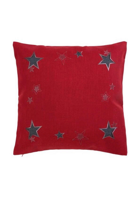 ZIERKISSEN  48/48 cm   - Rot, Basics, Textil (48/48cm) - X-Mas