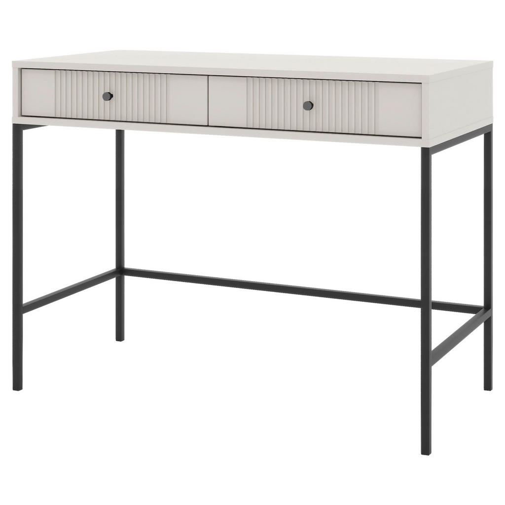 Thumbnail - Xora Schminktisch Iseo, Kaschmir, Metall, 2 Schubladen, rechteckig, eckig, 50x79x104.2 cm, Schlafzimmer, Schminktische