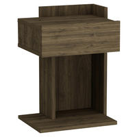 NACHTTISCH 41,4/55/33,2 cm  in Walnussfarben  - Walnussfarben, Design, Holzwerkstoff (41,4/55/33,2cm) - MID.YOU