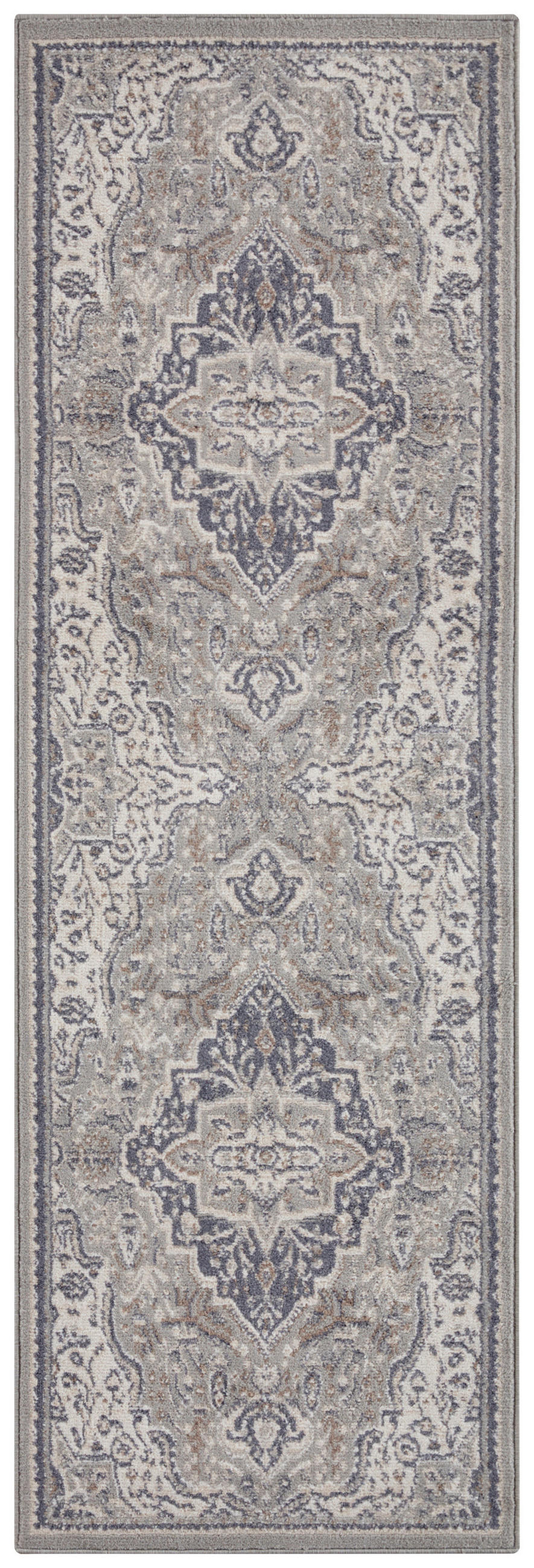 LÄUFER 80/200 cm Terrain  - Creme, Design, Kunststoff/Textil (80/200cm)
