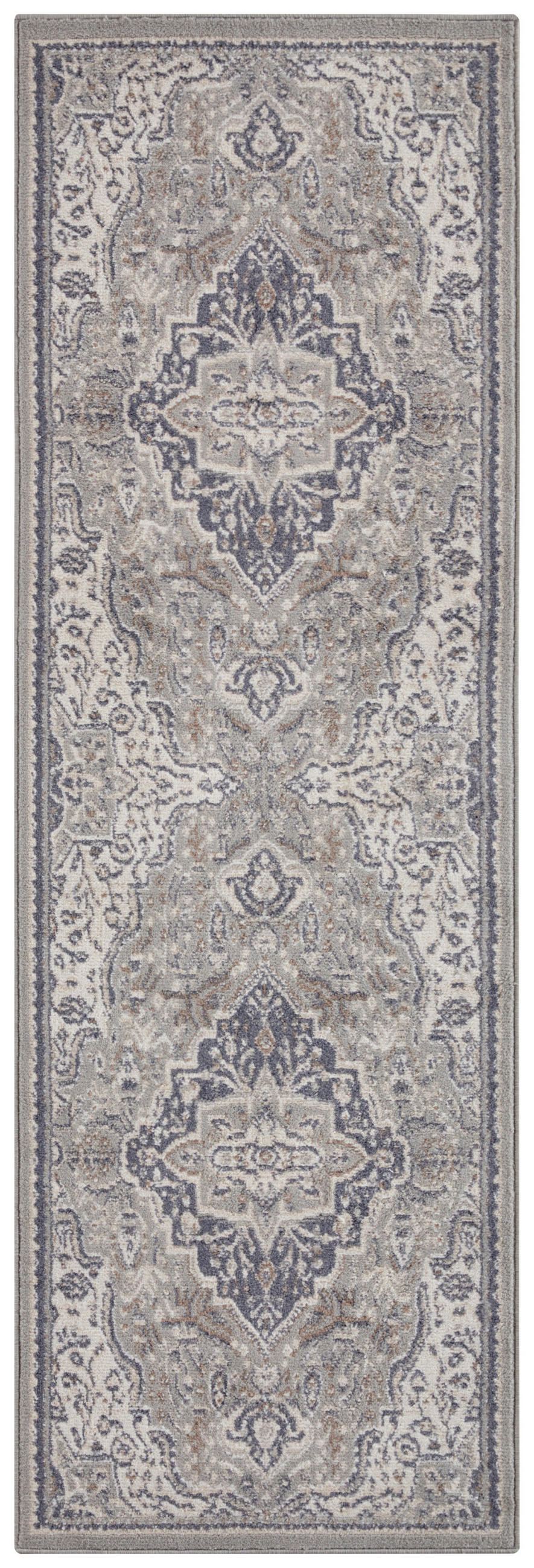 LÄUFER 80/200 cm Terrain  - Creme, Design, Kunststoff/Textil (80/200cm)